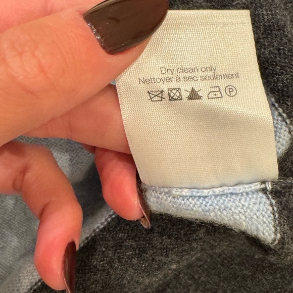 A1. Veronica Beard Faber Color Blocked Sweater Knit Cashmere - Picture 10 of 10